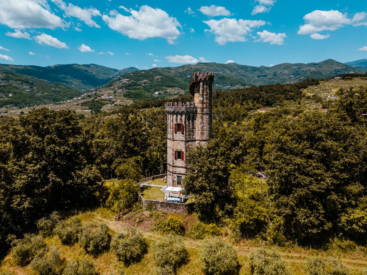 Vista zenitale — pianta ottagonale
